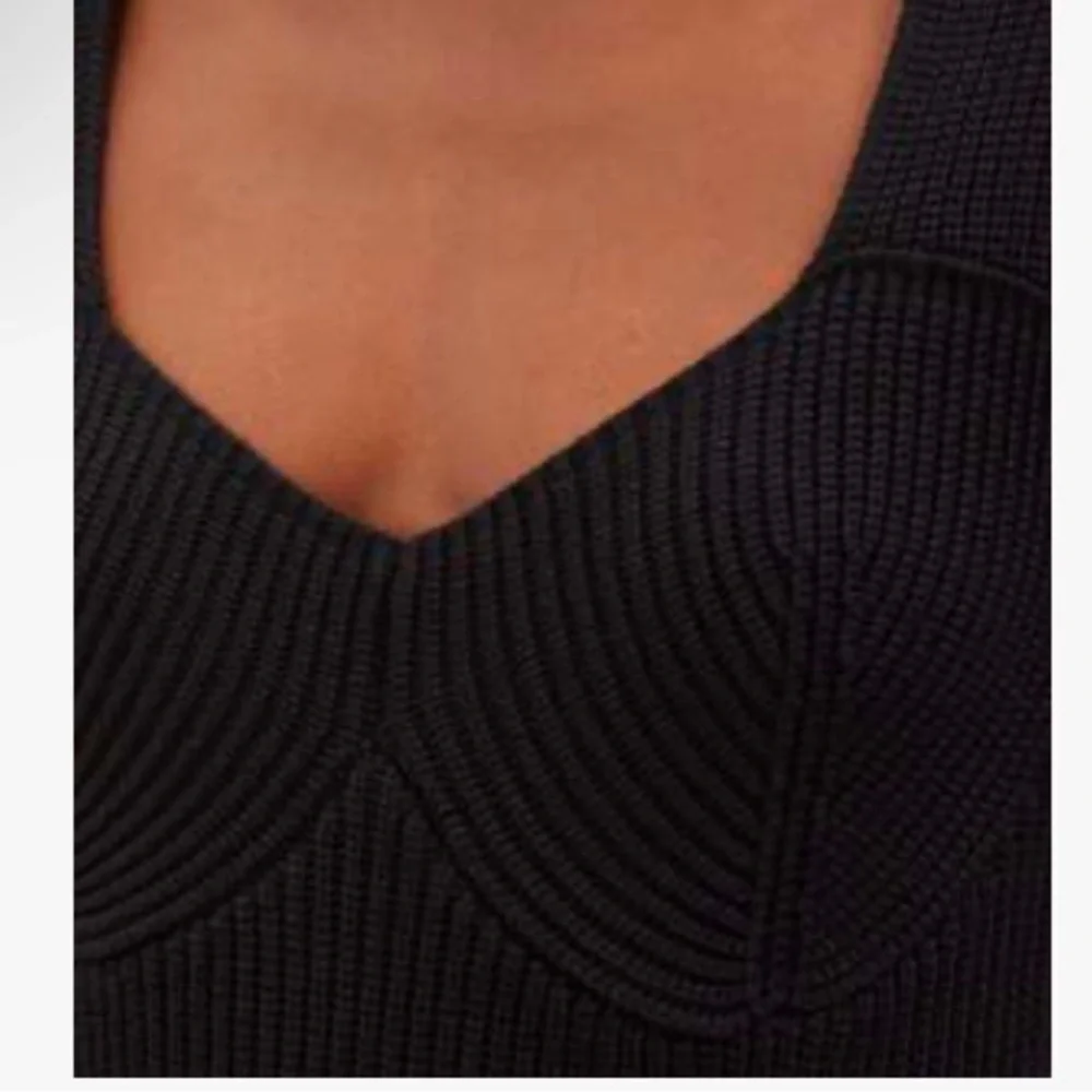 STAUD Black Knit Camden Maxi/Midi Dress - Picture 6 of 11